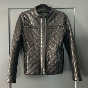 Ralph Lauren leather quilted jacket